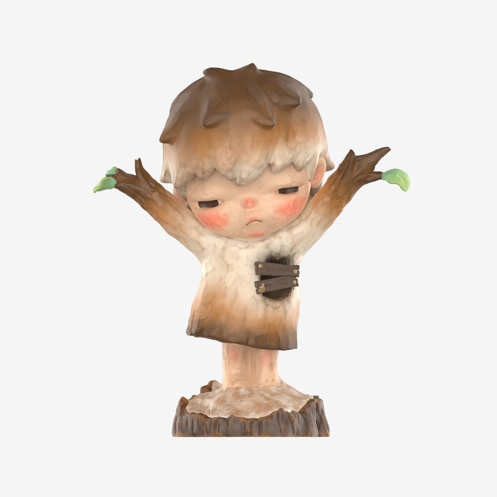 POP MART HIRONO Reshape Series Figures - Woodcarving